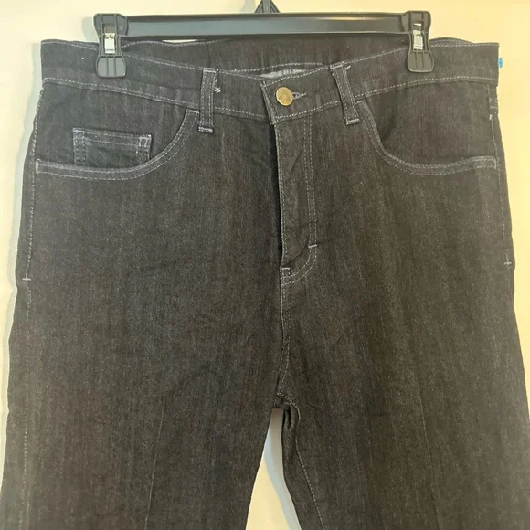 Classic Dark Blue Wash Custom Made Jeans for Men - Picture 4 of 16